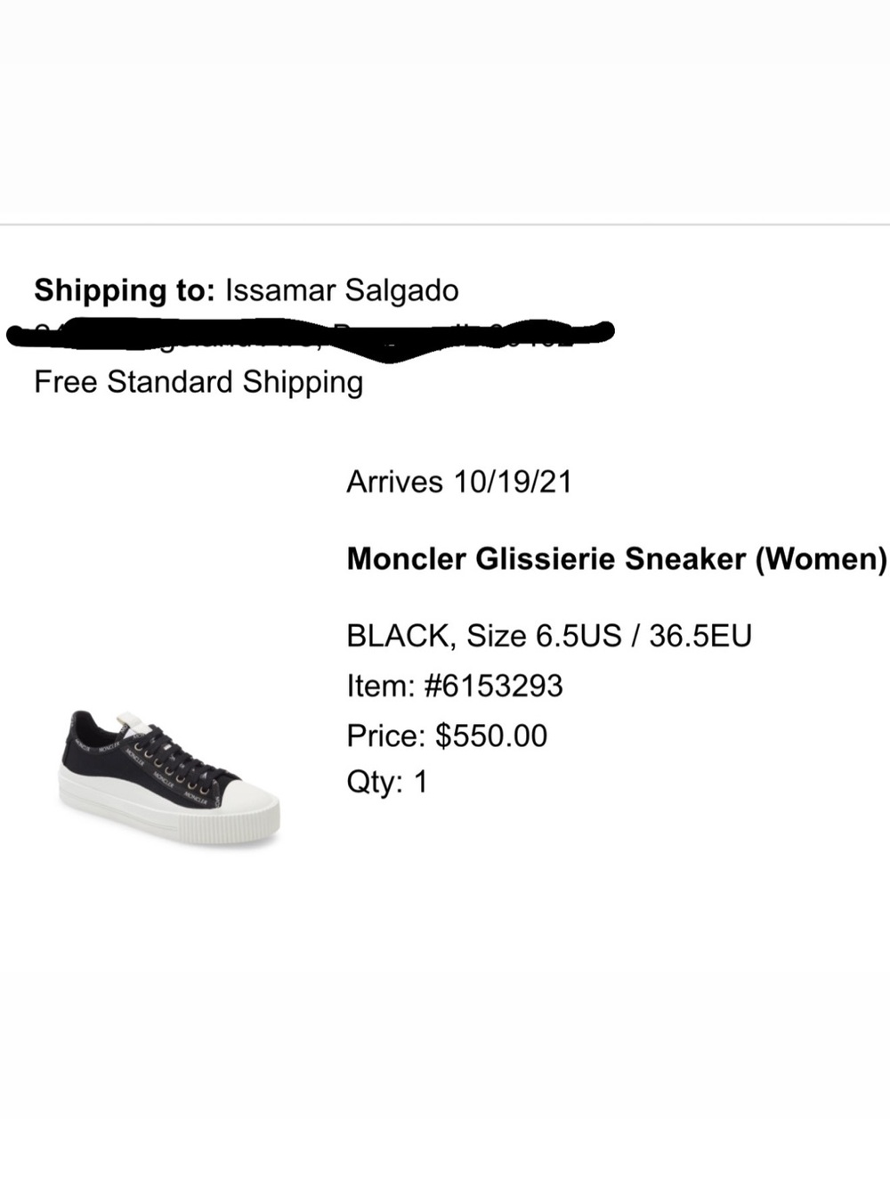 Moncler Glissierie Sneaker - Picture 4 of 4